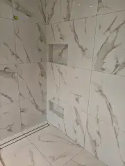 Finished tiling by QLD World Tiles