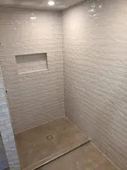 Finished tiling by QLD World Tiles