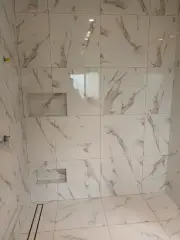 Finished tiling by QLD World Tiles